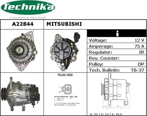 Technika A22844 - Alternateur cwaw.fr