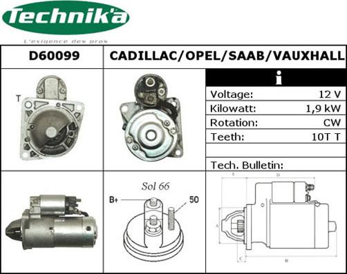 Technika D60099 - Démarreur cwaw.fr