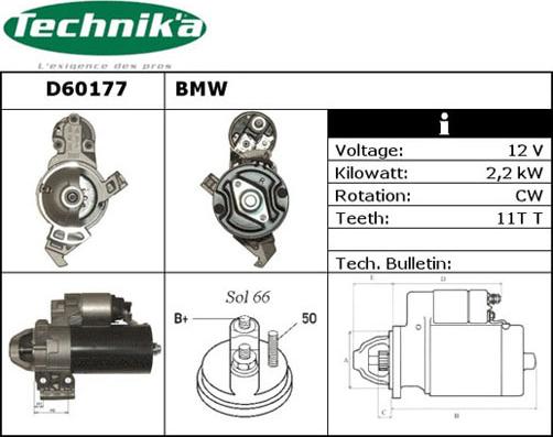 Technika D60177 - Démarreur cwaw.fr