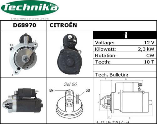 Technika D68970 - Démarreur cwaw.fr