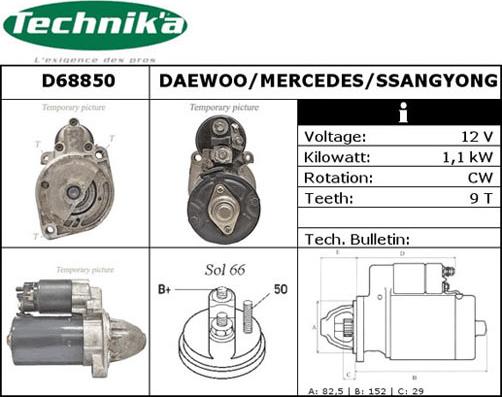 Technika D68850 - Démarreur cwaw.fr