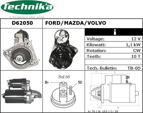 Technika D62050 - Démarreur cwaw.fr