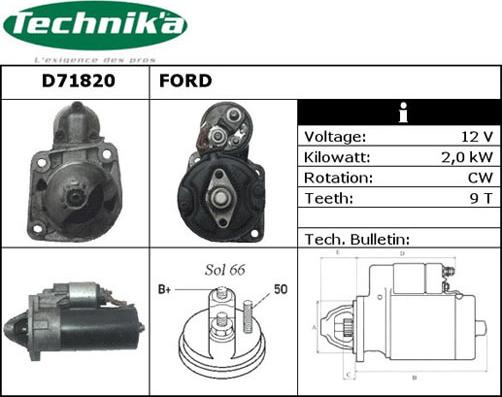 Technika D71820 - Démarreur cwaw.fr