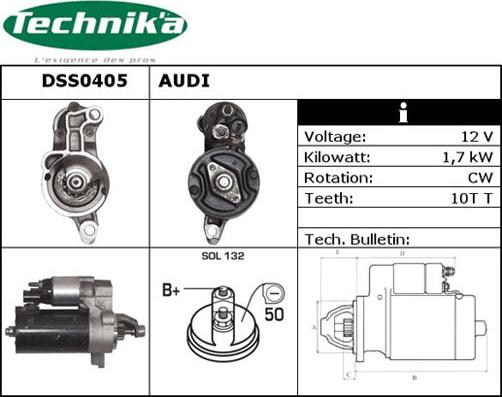 Technika DSS0405 - Démarreur cwaw.fr