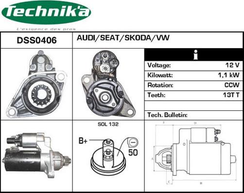 Technika DSS0406 - Démarreur cwaw.fr