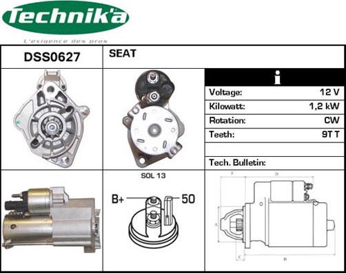 Technika DSS0627 - Démarreur cwaw.fr