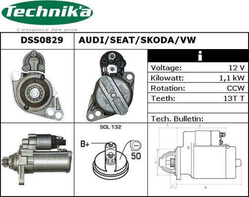 Technika DSS0829 - Démarreur cwaw.fr