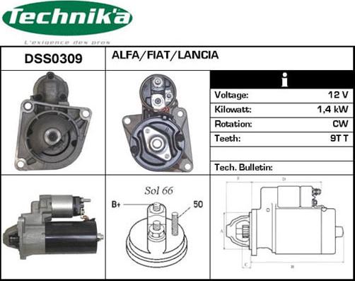 Technika DSS0309 - Démarreur cwaw.fr