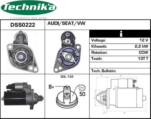 Technika DSS0222 - Démarreur cwaw.fr