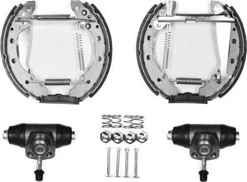 Technika KP1526 - Jeu de mâchoires de frein cwaw.fr