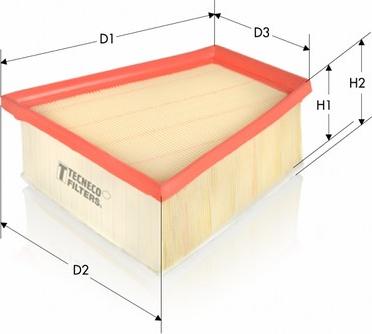 Tecneco Filters AR475PM-S - Filtre à air cwaw.fr