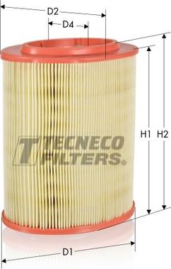 Tecneco Filters AR338-OV - Filtre à air cwaw.fr