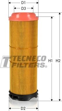 Tecneco Filters AR12178/2 - Filtre à air cwaw.fr