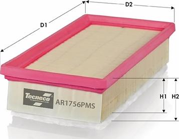 Tecneco Filters AR1756PMS - Filtre à air cwaw.fr