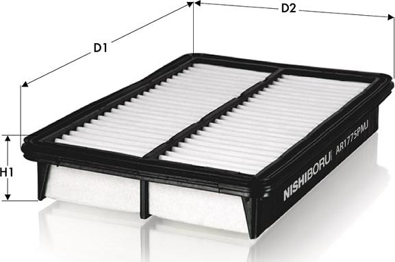 Tecneco Filters AR1775PMJ - Filtre à air cwaw.fr