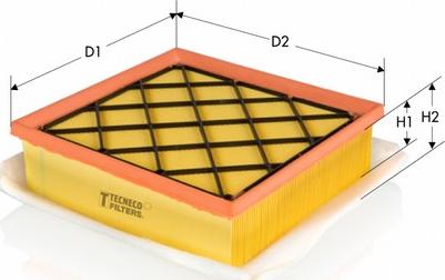 Tecneco Filters AR21136/1PM-S - Filtre à air cwaw.fr