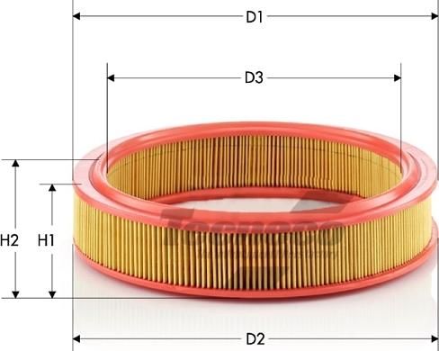 Tecneco Filters AR2299 - Filtre à air cwaw.fr