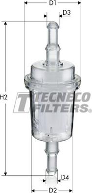 Tecneco Filters BN4174 - Filtre à carburant cwaw.fr