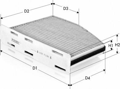 Tecneco Filters CK9922-C - Filtre, air de l'habitacle cwaw.fr