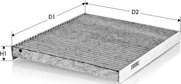 Tecneco Filters CK1246C - Filtre, air de l'habitacle cwaw.fr