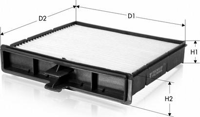 Tecneco Filters CK9691 - Filtre, air de l'habitacle cwaw.fr