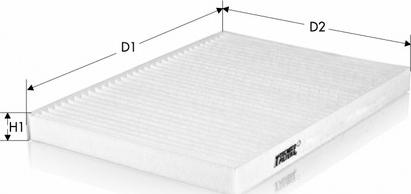 Tecneco Filters CK10025 - Filtre, air de l'habitacle cwaw.fr