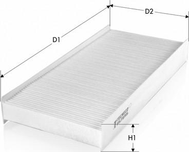 Tecneco Filters CK9398 - Filtre, air de l'habitacle cwaw.fr