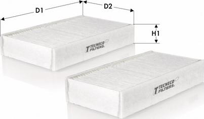 Tecneco Filters CK10536-2 - Filtre, air de l'habitacle cwaw.fr