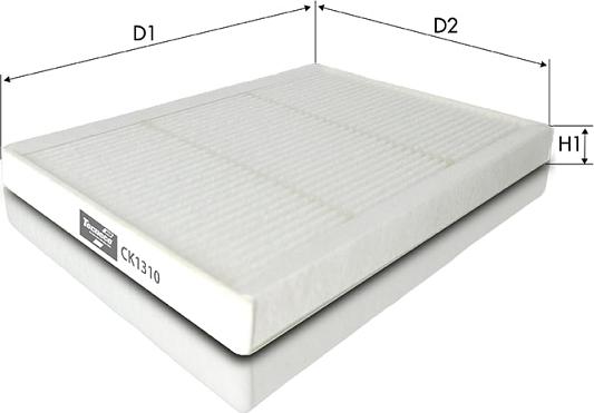 Tecneco Filters CK1310 - Filtre, air de l'habitacle cwaw.fr