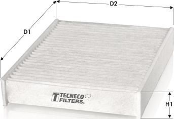 Tecneco Filters CK1255 - Filtre, air de l'habitacle cwaw.fr