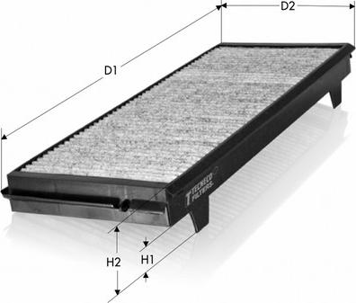 Tecneco Filters CK9827-C - Filtre, air de l'habitacle cwaw.fr