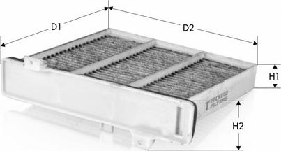 Tecneco Filters CK2230-C - Filtre, air de l'habitacle cwaw.fr