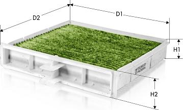 Tecneco Filters CKA9691 - Filtre, air de l'habitacle cwaw.fr