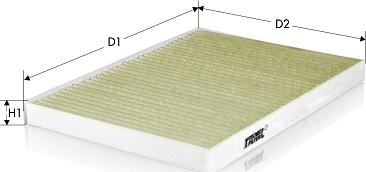 Tecneco Filters CKA1246 - Filtre, air de l'habitacle cwaw.fr