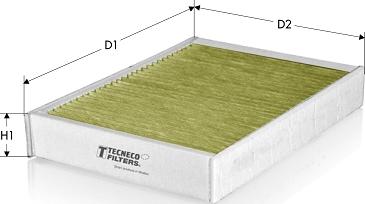 Tecneco Filters CKA25003 - Filtre, air de l'habitacle cwaw.fr