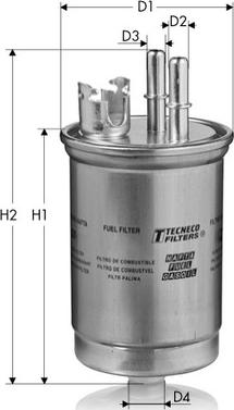 Tecneco Filters GS9452 - Filtre à carburant cwaw.fr