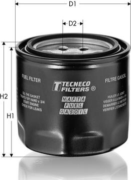 Tecneco Filters GS4766 - Filtre à carburant cwaw.fr