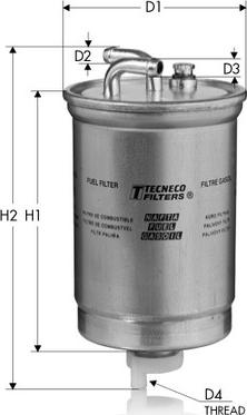 Tecneco Filters GS65 - Filtre à carburant cwaw.fr