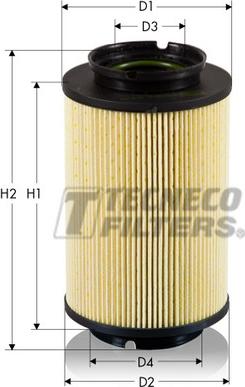 Tecneco Filters GS0308-E - Filtre à carburant cwaw.fr