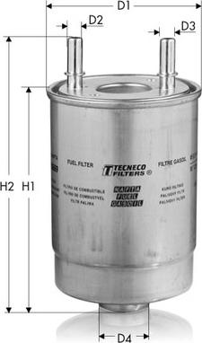 Tecneco Filters GS10669 - Filtre à carburant cwaw.fr