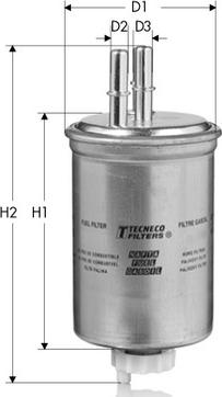 Tecneco Filters GS10852 - Filtre à carburant cwaw.fr