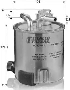 Tecneco Filters GS9025 - Filtre à carburant cwaw.fr