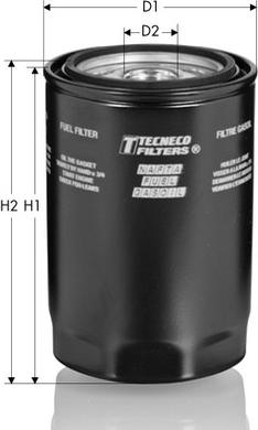 Tecneco Filters GS201 - Filtre à carburant cwaw.fr