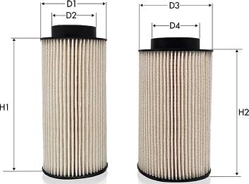 Tecneco Filters GS2109-2E - Filtre à carburant cwaw.fr