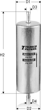 Tecneco Filters IN97 - Filtre à carburant cwaw.fr