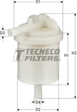 Tecneco Filters IN4143 - Filtre à carburant cwaw.fr