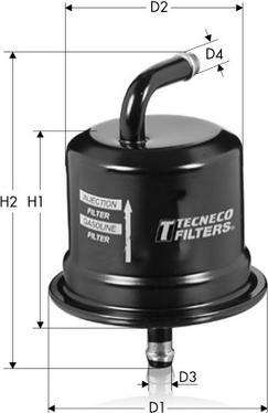 Tecneco Filters IN5974 - Filtre à carburant cwaw.fr