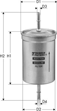 Tecneco Filters IN59 - Filtre à carburant cwaw.fr