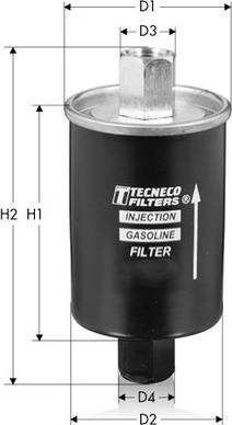 Tecneco Filters IN60 - Filtre à carburant cwaw.fr