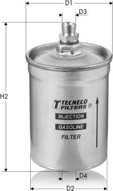 Tecneco Filters IN87 - Filtre à carburant cwaw.fr